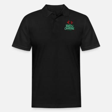 Merry Christmas' Men's Pique Polo Shirt 